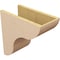 Ekena Millwork 8"W x 16"D x 16"H Classic Carmel Rough Cedar Woodgrain TimberThane Corbel, Primed Tan CORUR08X16X16CARRCPR - alternate 3